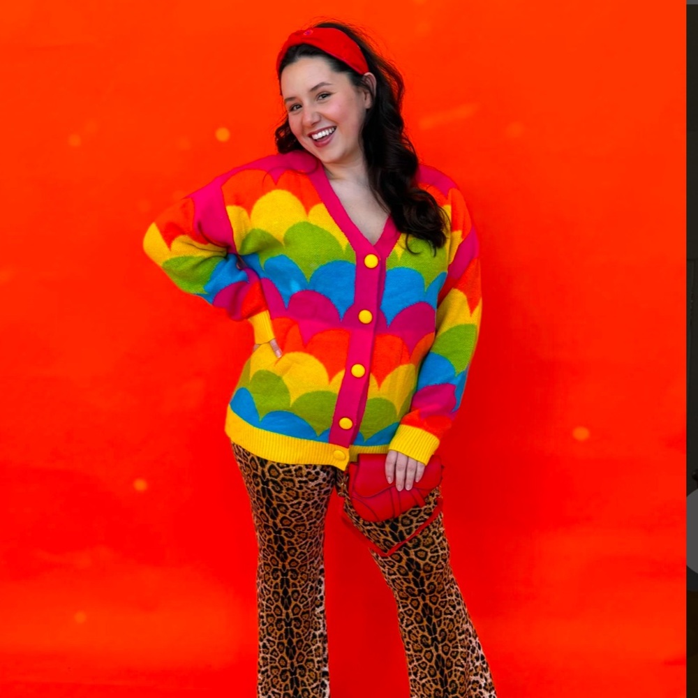 Rainbow Wave Sweater